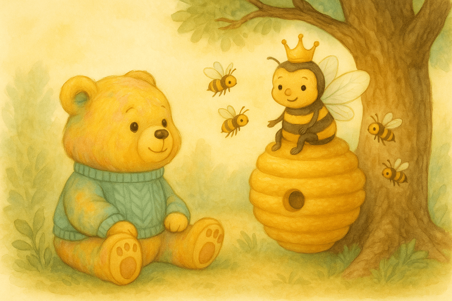 Illustration for Chapter 2: Meeting the Bees