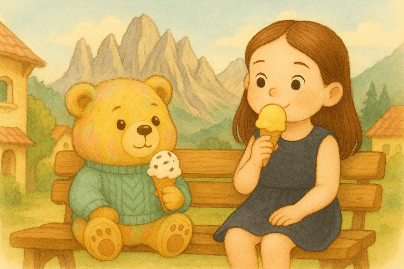 Illustration for Chapter 4: Gelato in the Village