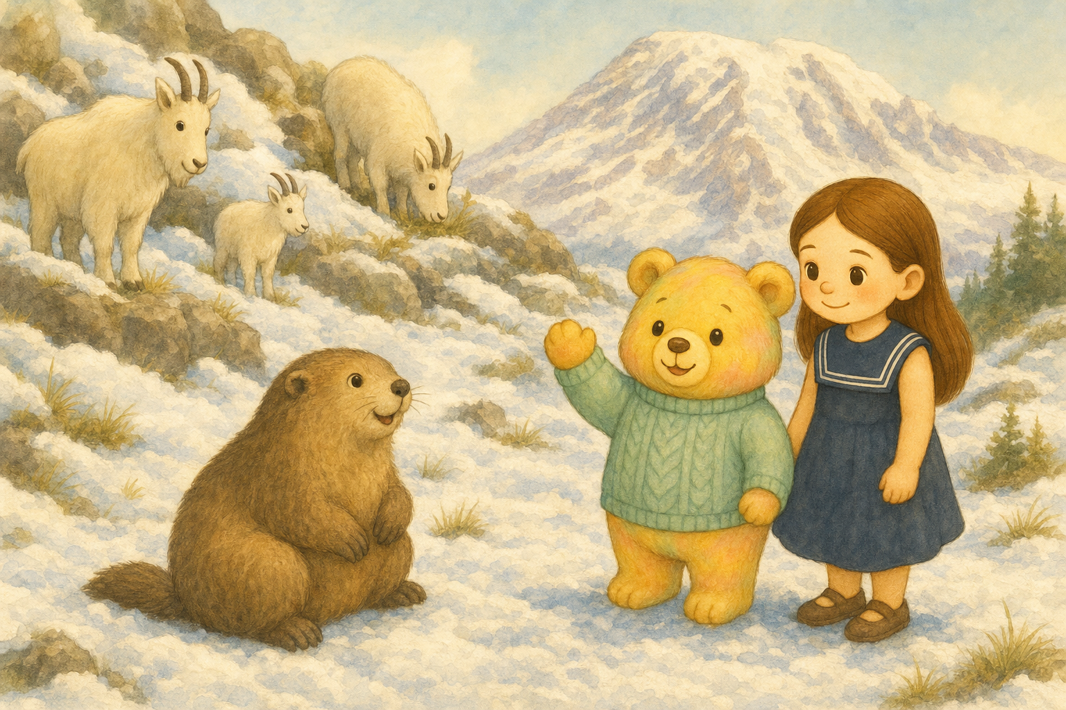 Illustration for Chapter 3: Marmots and Mountain Goats