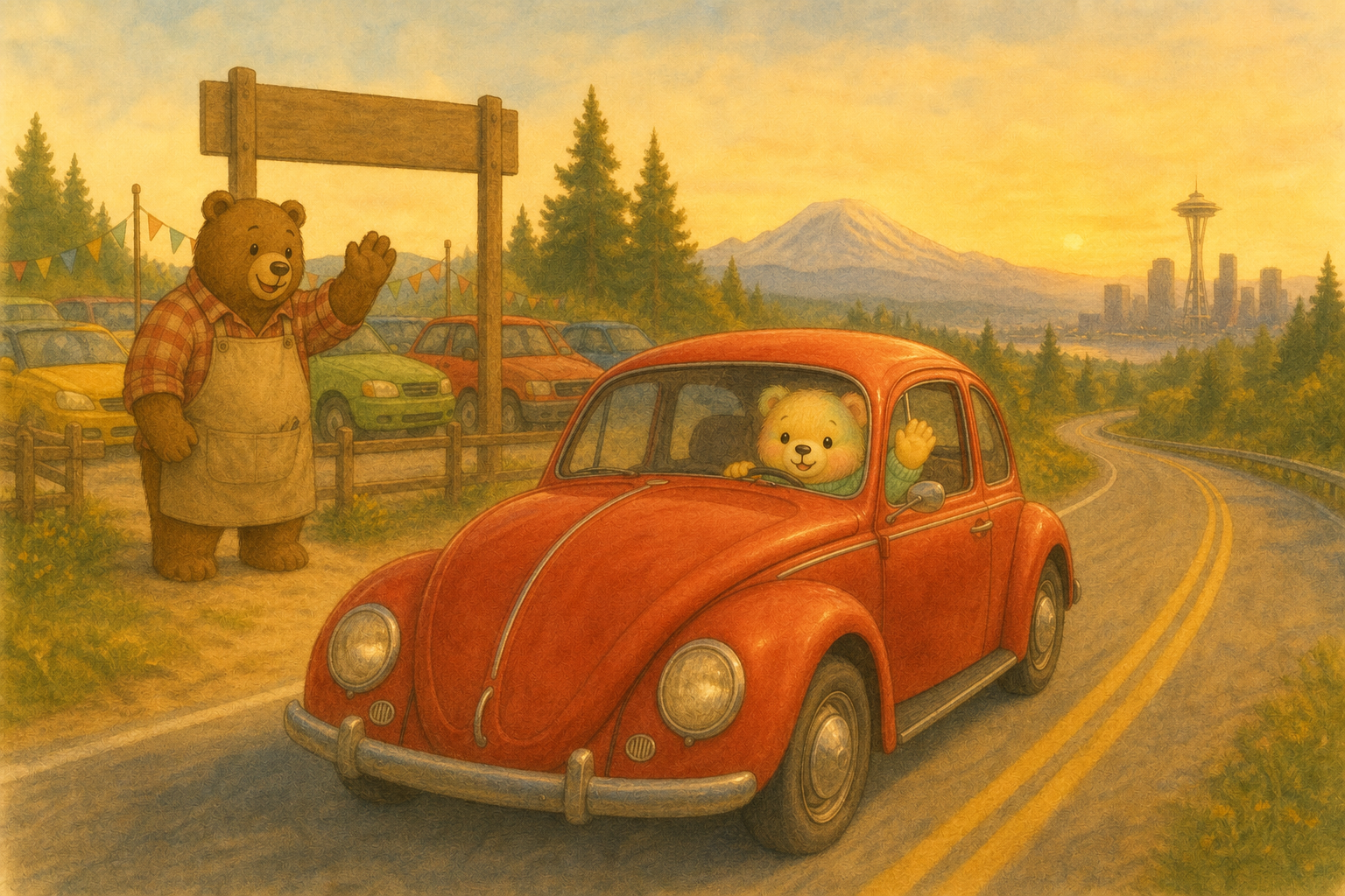 Illustration for Chapter 5: Off to Seattle